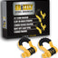 Grilletes anillo D 3/4" acero forjado 4.75 toneladas set 2