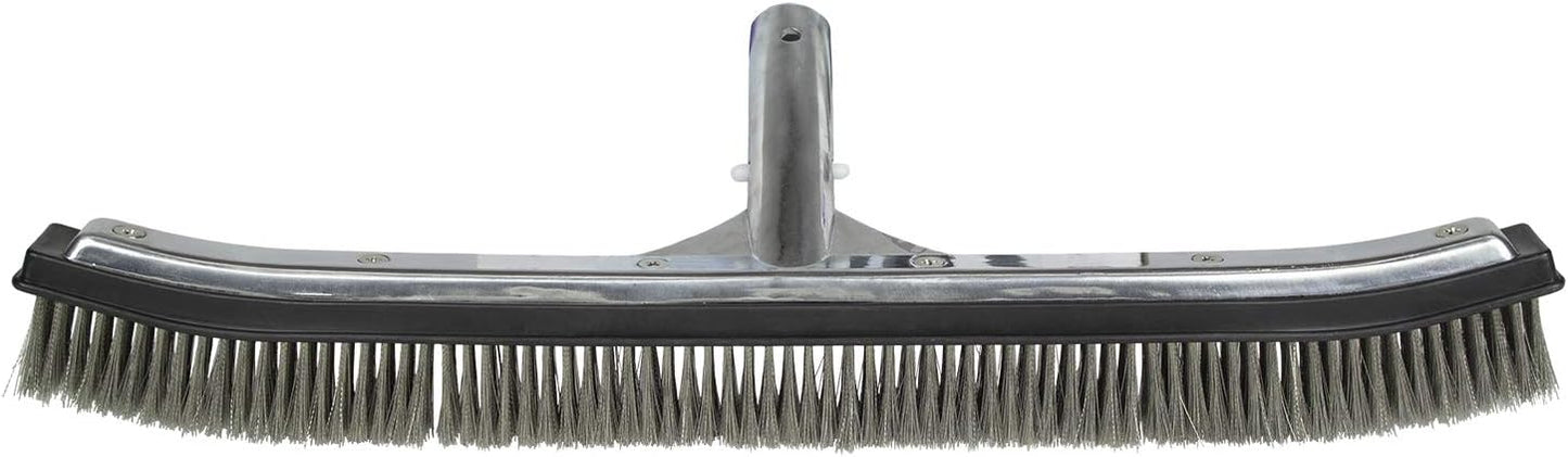 Cepillo algas acero inox 18 con parte aluminio