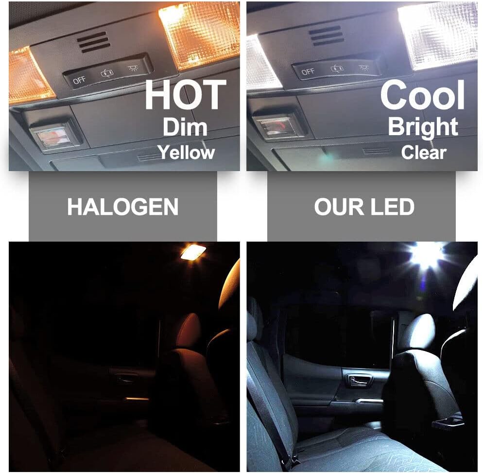 Kit 10 bombillas LED blancas interior Hon'da Passport 19-22