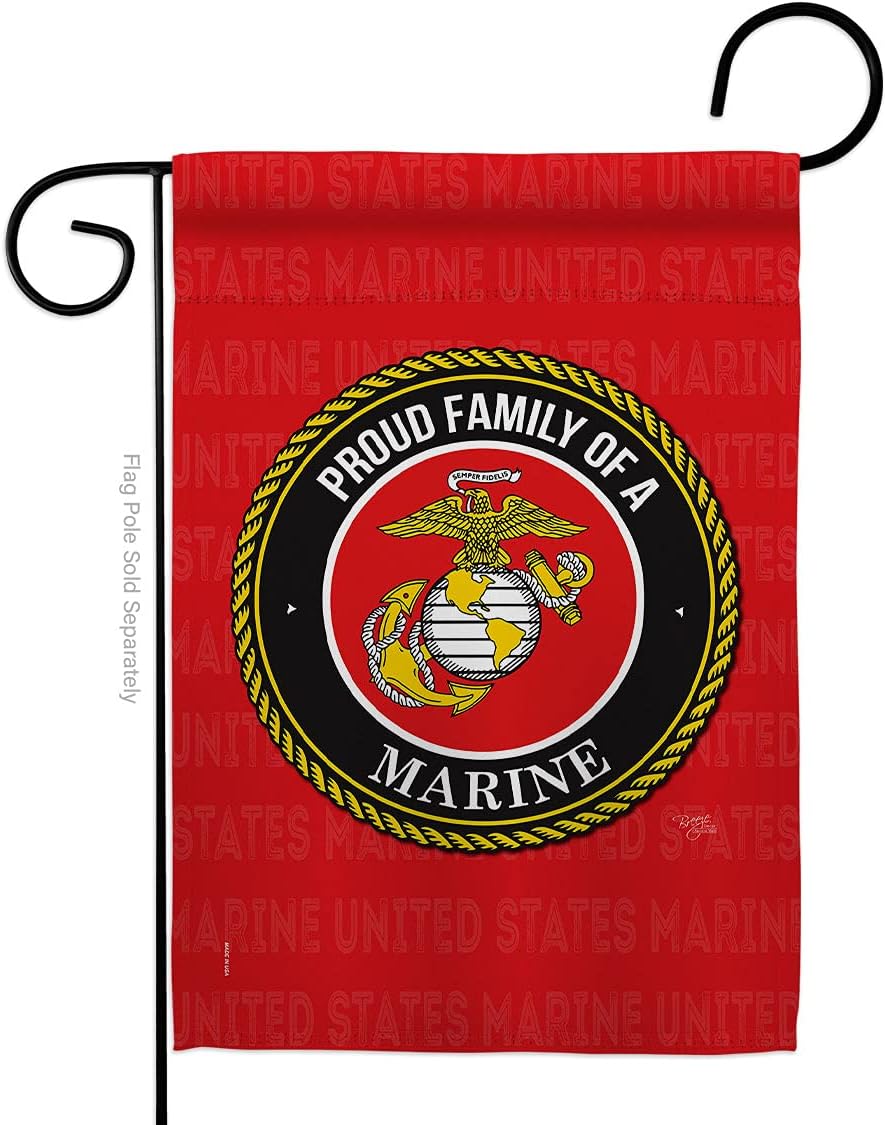 Bandera Cuerpo de Marines USMC para jardín