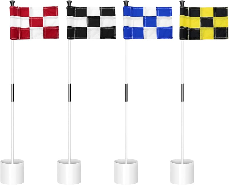 Mástil golf mini bandera verde 3ft set hoyo portátil