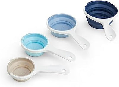 Vasos medidores plegables color azul