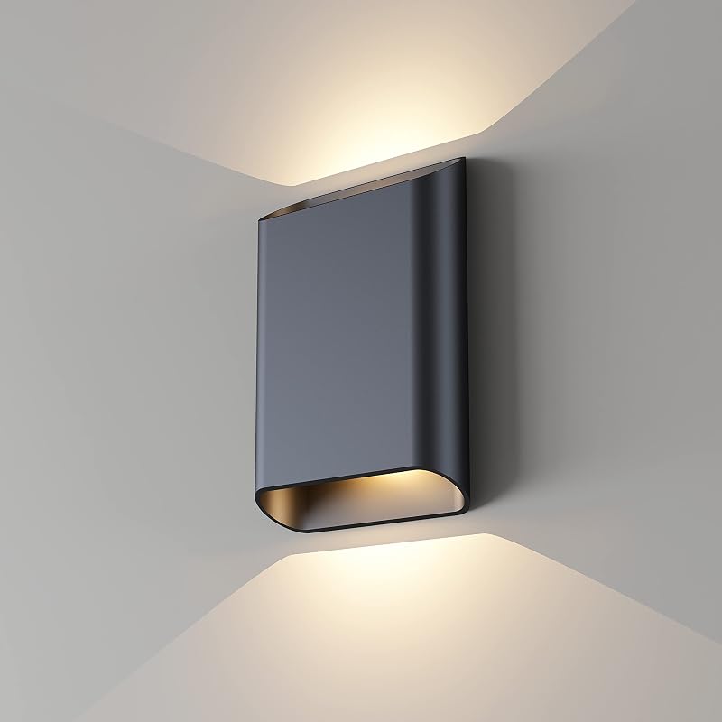 Luz pared interior y exterior LED regulable IP65 7.8pulg