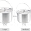 Set ollas aluminio anidadas con tapa 4L 8L 12L