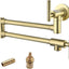 Grifo cocina acero inox plegable con brazos dobles