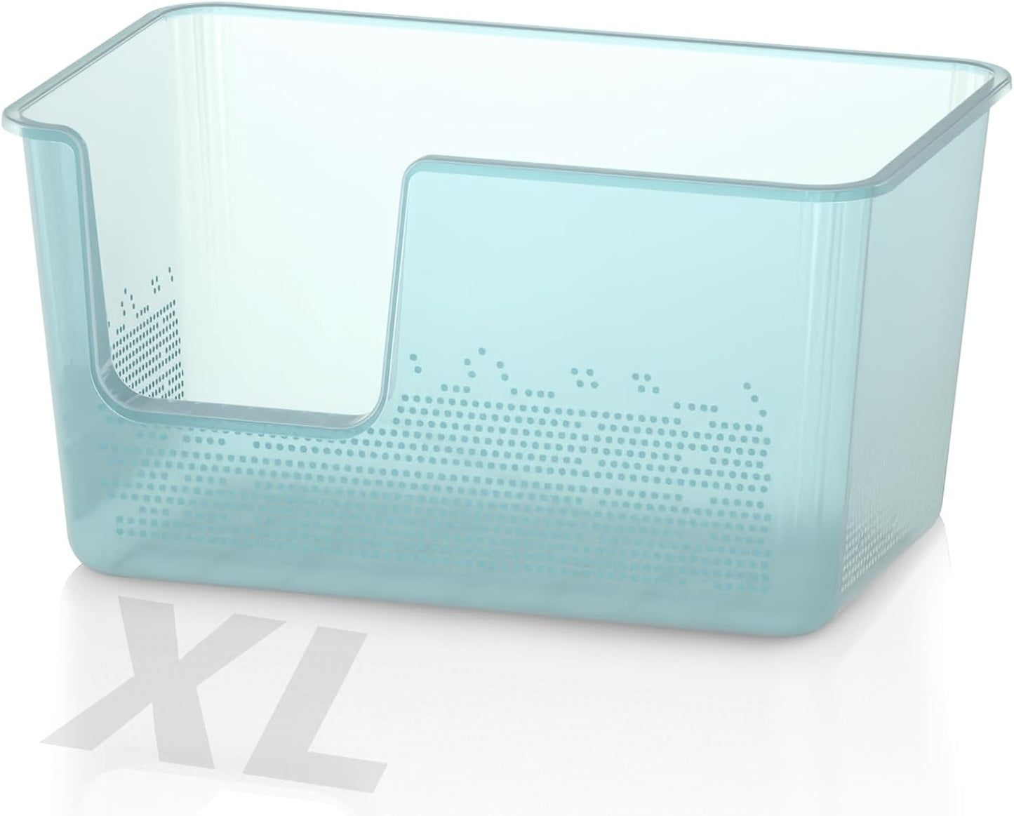Caja arena extragrande para gatos 24.8x11.4x13pulg