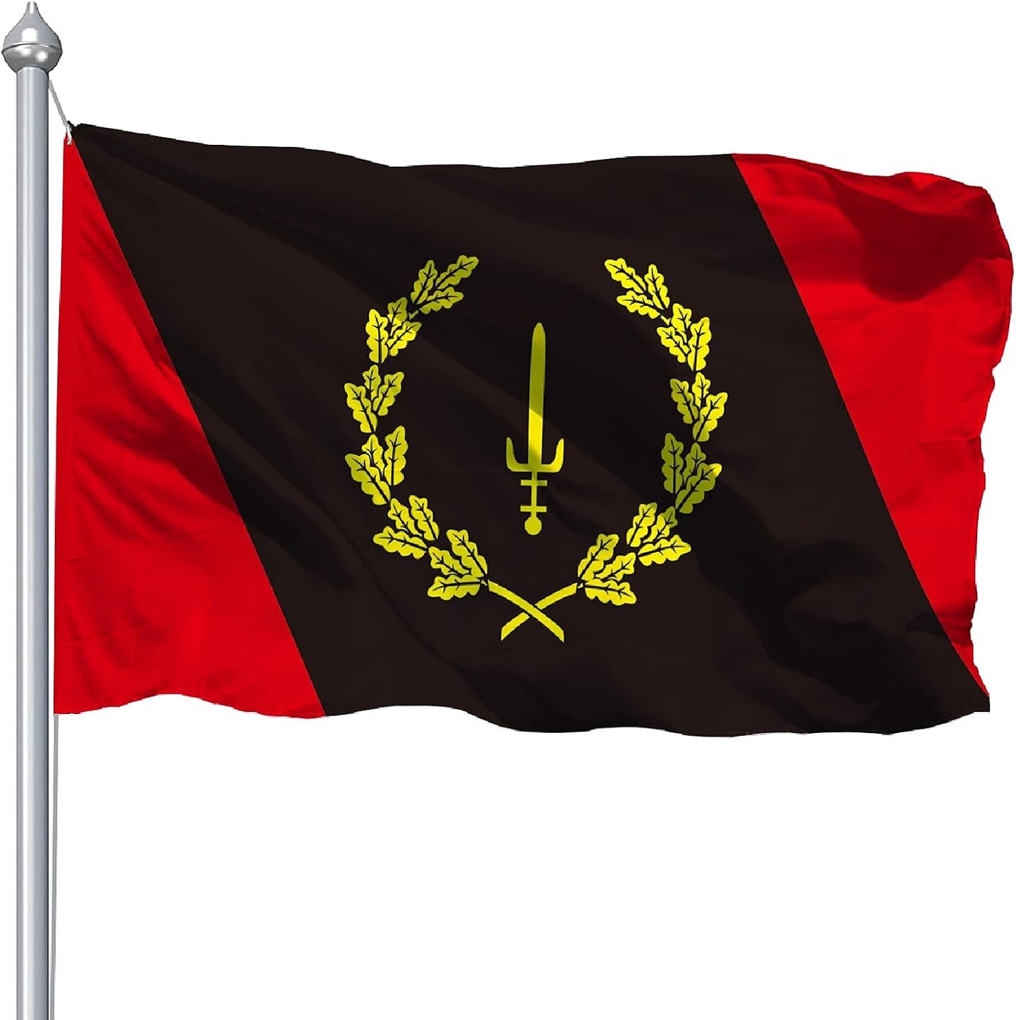 Bandera negra Black Power 3x5pies para dormitorio