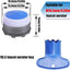 4 Pzas Aireador Grifo M16.5 Repuesto 1.2 GPM 0.65pulg