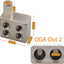 Reductor cable audio coche 2 unidades 0-0.465"