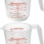 Taza medidora plástico 2 tazas pack 2