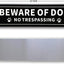 Advertencia no entrar metal aluminio 12x3pulg resistente uv