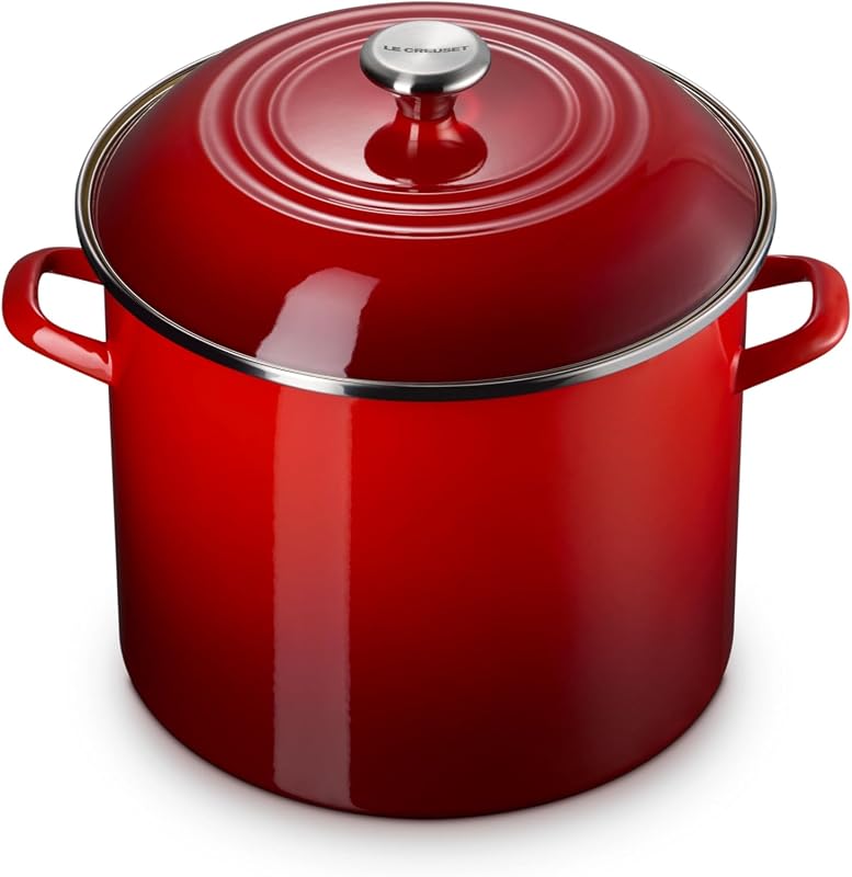 Olla esmaltada acero 16qt Cerise perilla inox