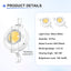 Lámpara LED COB 1.8-3.4V 600-700ma 10 Pzas