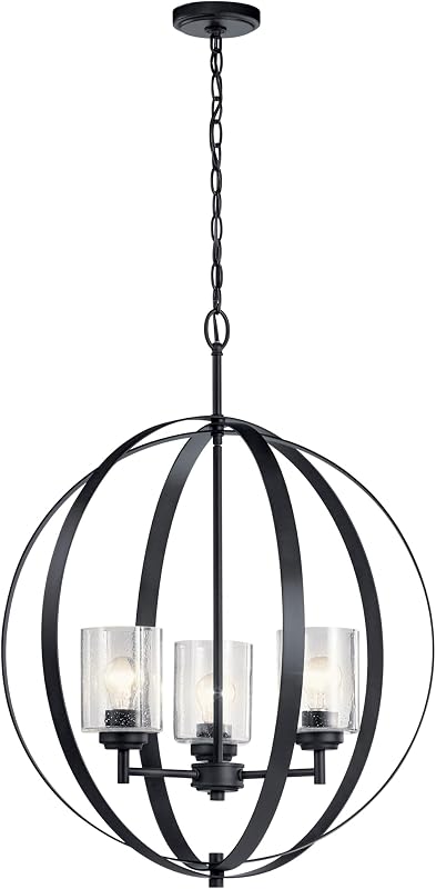 Colgante Winslow 3 luces 225W color negro
