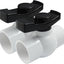 Válvula bola PVC 1-1/2pulg con mango T para piscinas