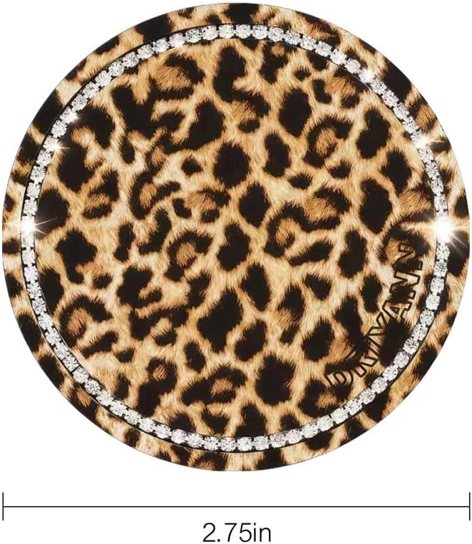 Portavasos silicona leopardo antiderrap auto universal