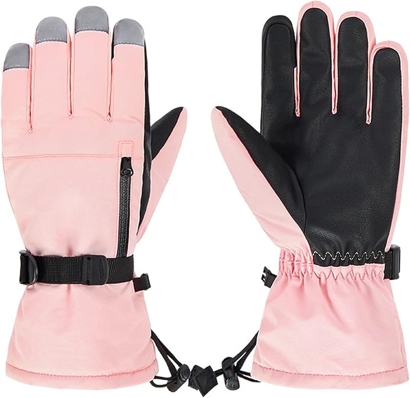 Guantes esquí impermeables para hombre mujer invierno