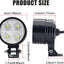 Luces LED antiniebla motocicleta 12/24V impermeables