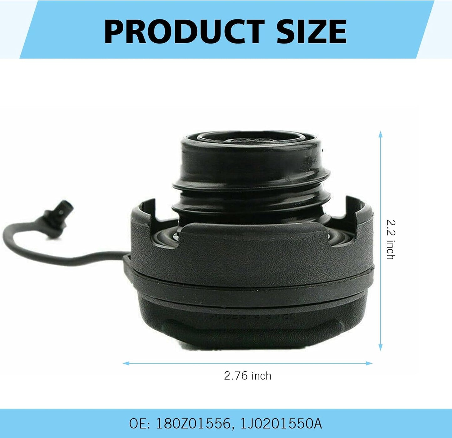 Tapa depósito combustible con anillo goma 180Z01556