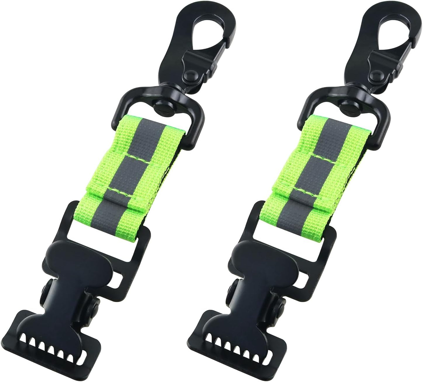 Correa seguridad guantes bombero 2uds color verde