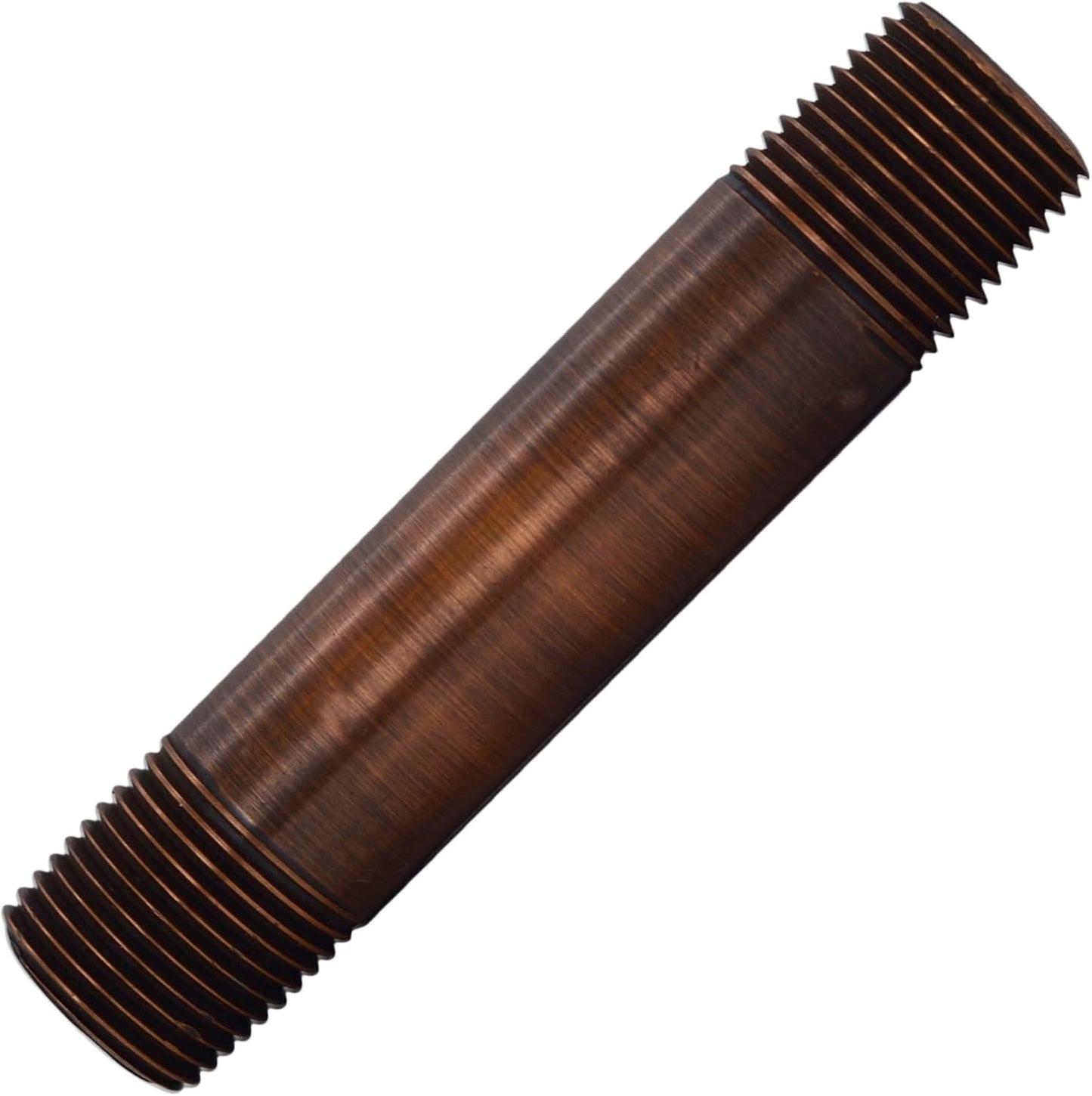 Boquilla tubo latón IPS ½x4 cobre antiguo