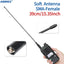 Antena látigo SMA-Hembra 15.3pulg para Baofeng UV-5R GMRS