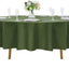 Mantel redondo poliéster 60pulg decorativo para boda comedor