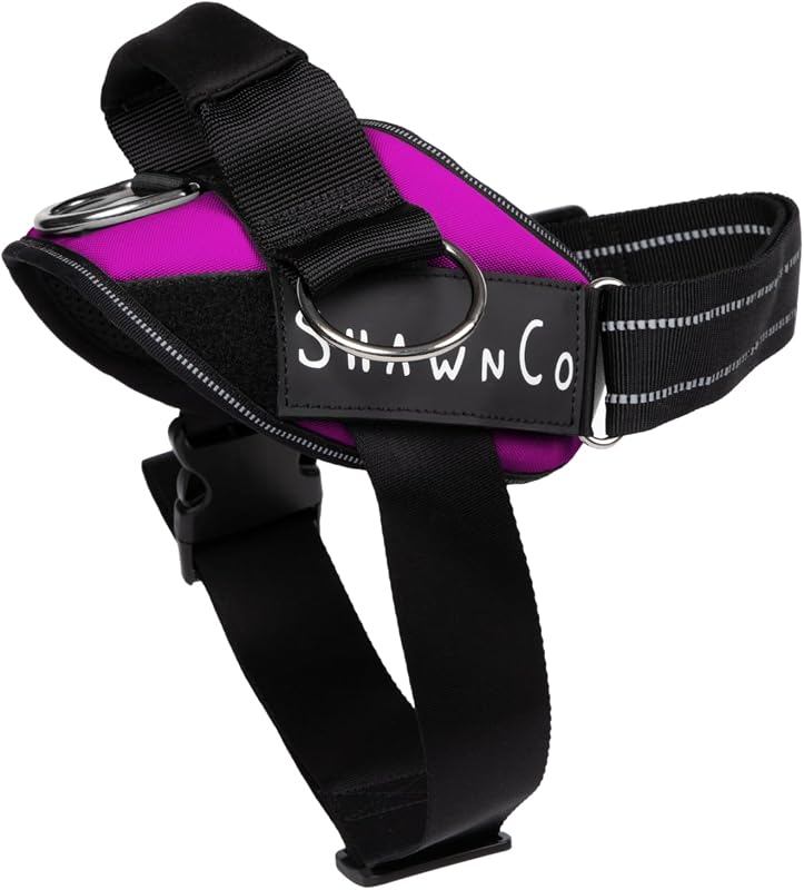 Arnés ajustable perros pequeños 3 clips reflectantes