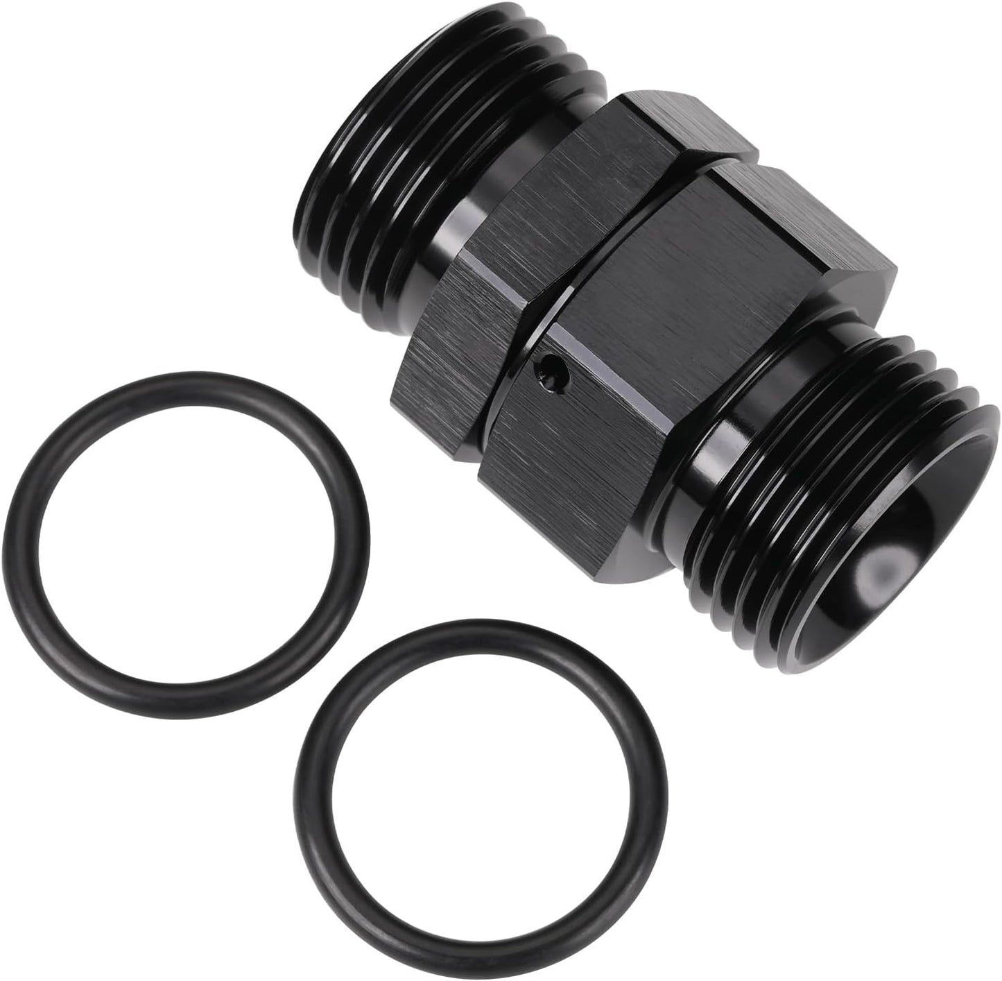 Acoplador giratorio 10AN -10 ORB macho aluminio negro