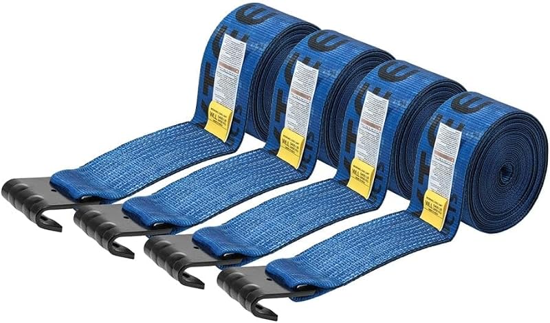 4 Correas Cabrestante 4" x30ft Azul WLL 5400lb