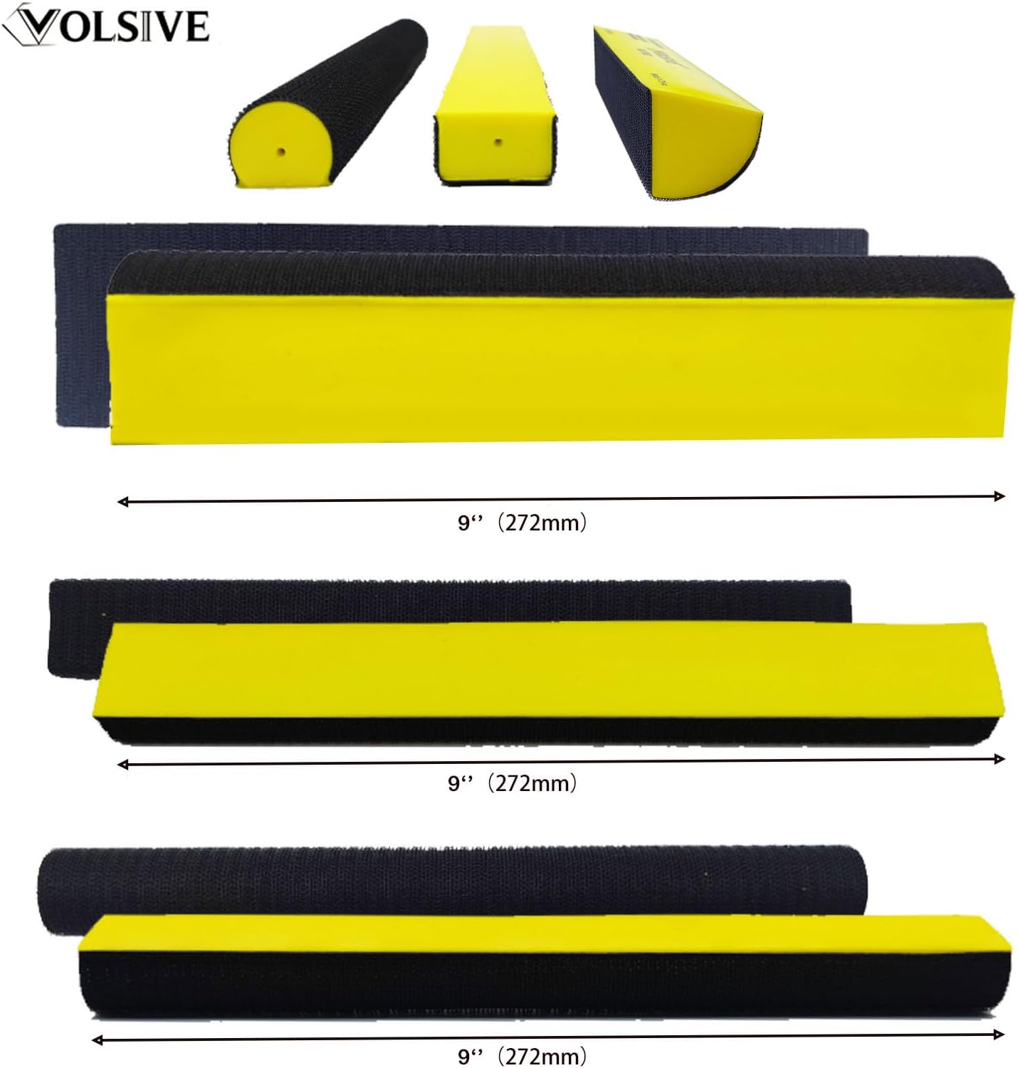 Set 7 Pzas Bloque Lijado Manual Gancho Bucle