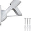 Soporte aluminio mástil bandera pared 1pulg 2pos blanc