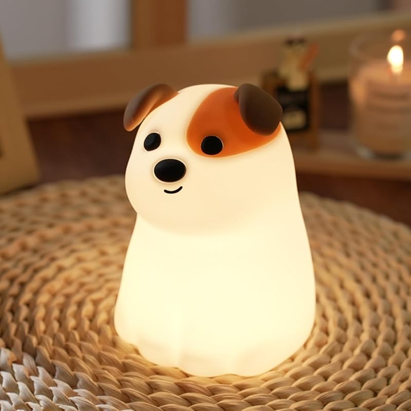 Luz nocturna LED para cachorros 7 colores con control táctil