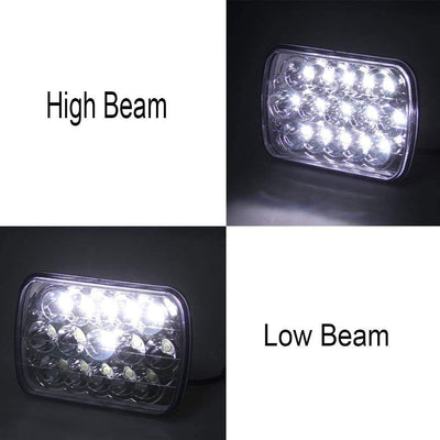 4pcs Faros LED H4 Peterbilt 4x6 sellado Beam