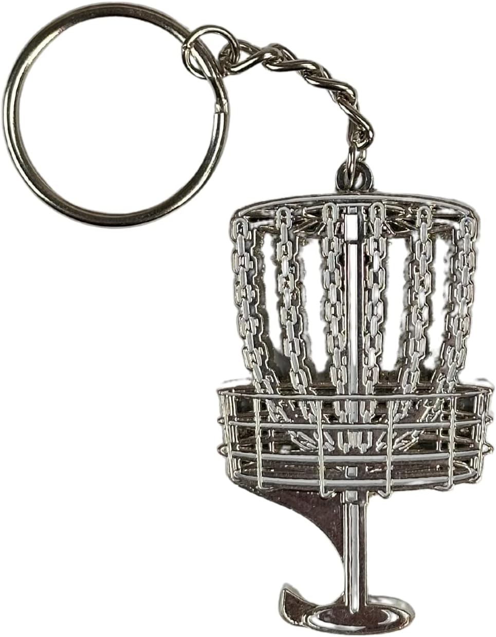 Llavero disco golf con abridor botellas metal alta calidad