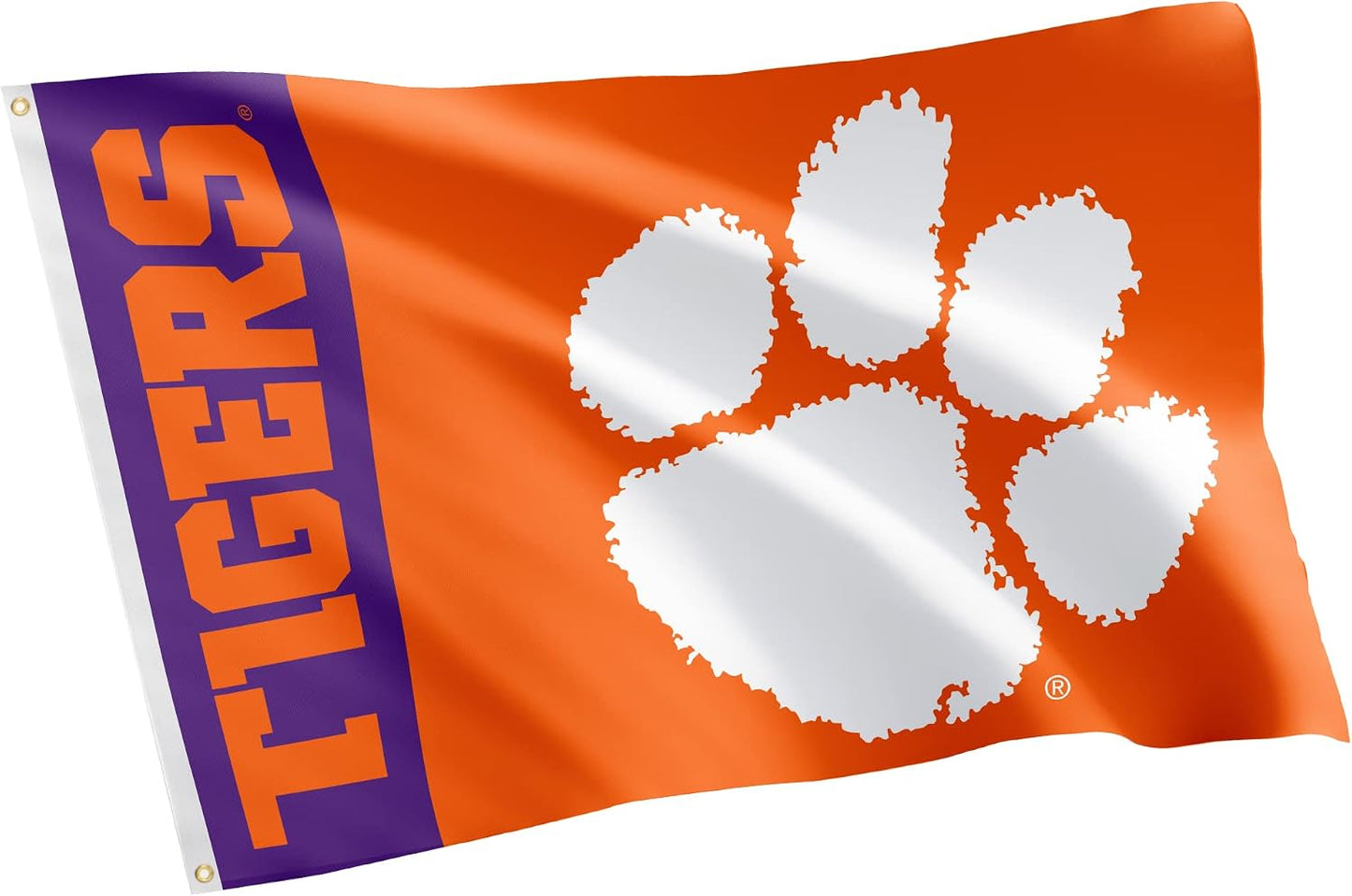 Bandera Clemson Tigres 100% poliéster 3x5ft
