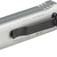 Linterna plana 500 lúmenes USB plateada