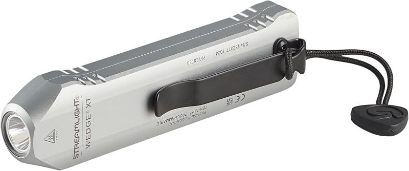 Linterna plana 500 lúmenes USB plateada