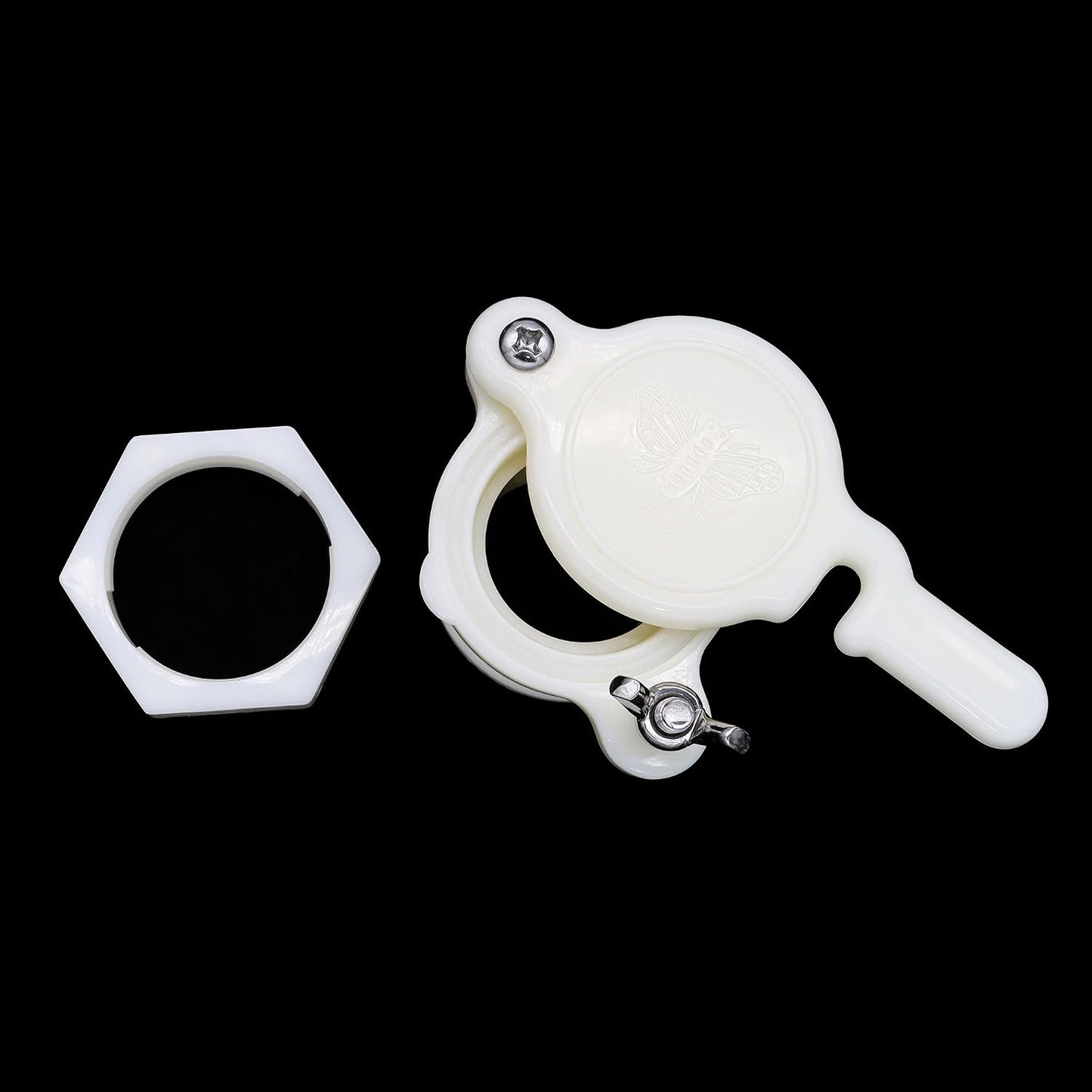 2 Válvulas compuerta miel extractor 5gal blanco