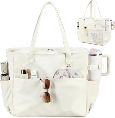 Bolsa playa impermeable mujer extra grande con compartimento húmedo