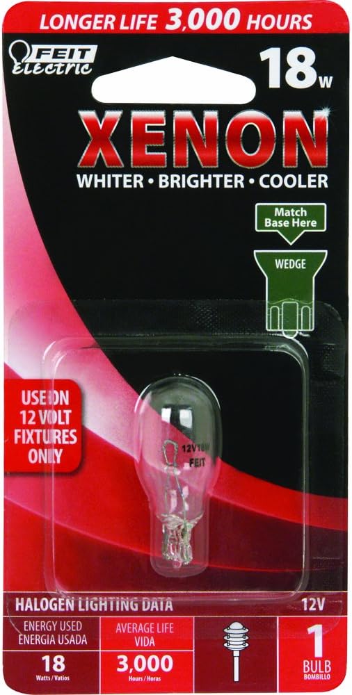 Bombilla halógena T5 18W 2800K blanco brillante 1.5"