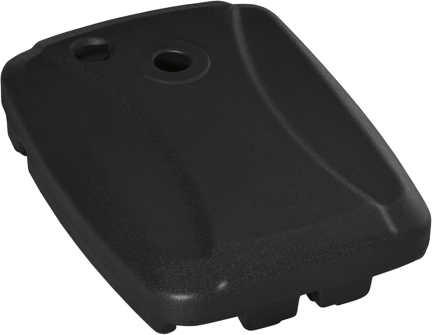 Base sombrilla voladiza 165lb soporte paraguas negro