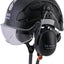 Casco seguridad con visor y protección auditiva ANSI Z89.1