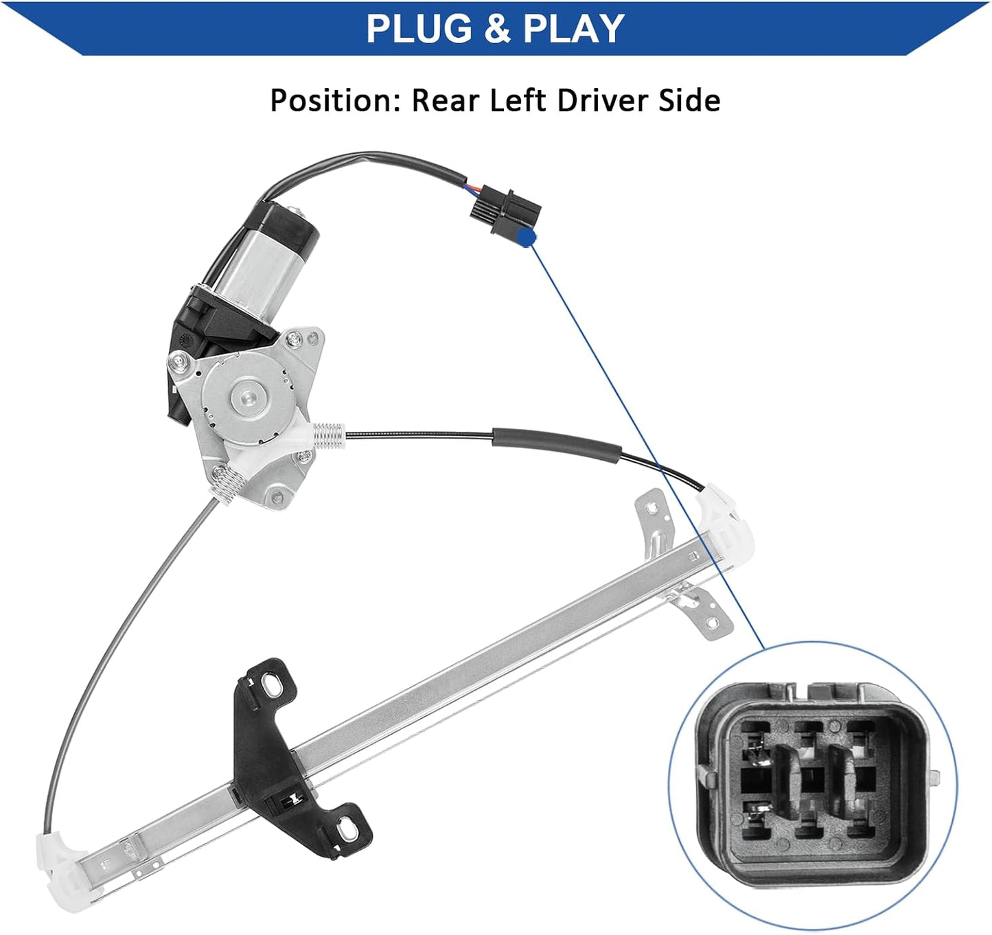 Elevalunas eléctrico trasero Honda Accord