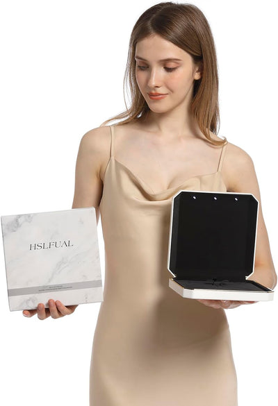 Caja collar LED grande organizadora regalo bodas cumpleaños