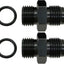 Adaptador conector riel bomba combustible 2 Pzas
