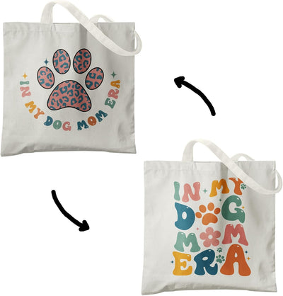 Bolsas lona reutilizables para amantes de perros