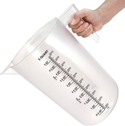 Taza plástico medición químicos piscina jarra mezclar líquidos