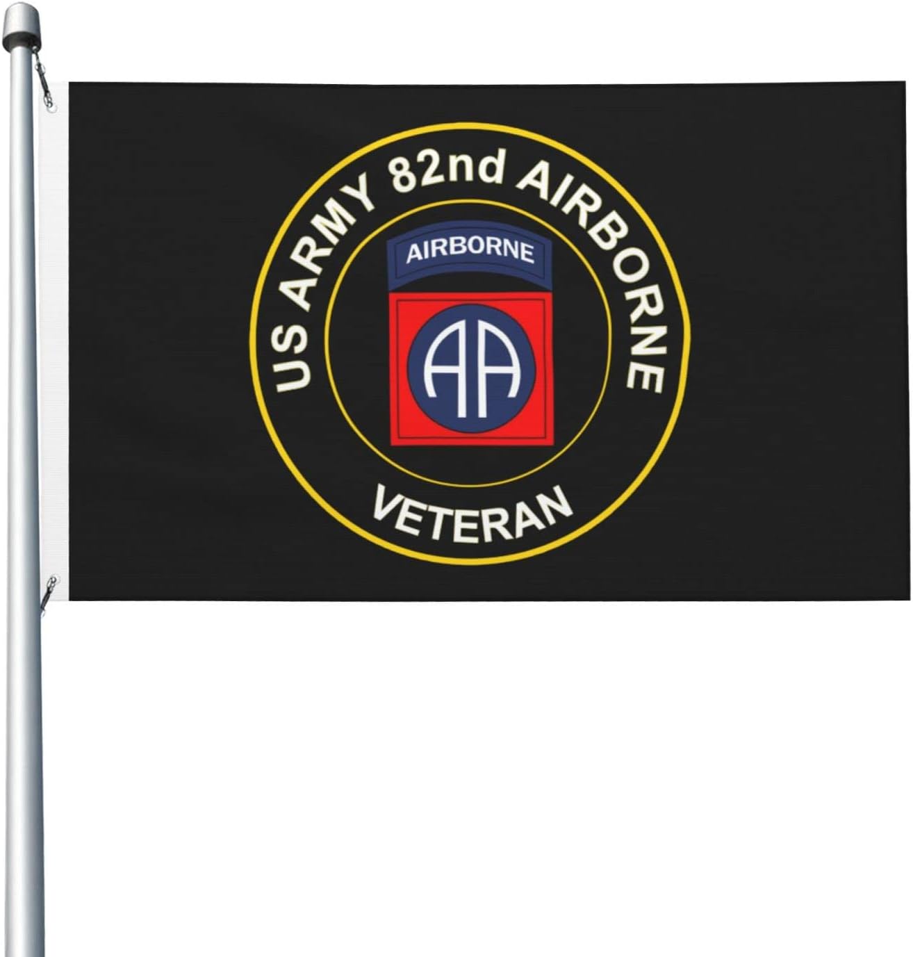 Bandera aerotransportada 3x5ft doble cara jardín decoración