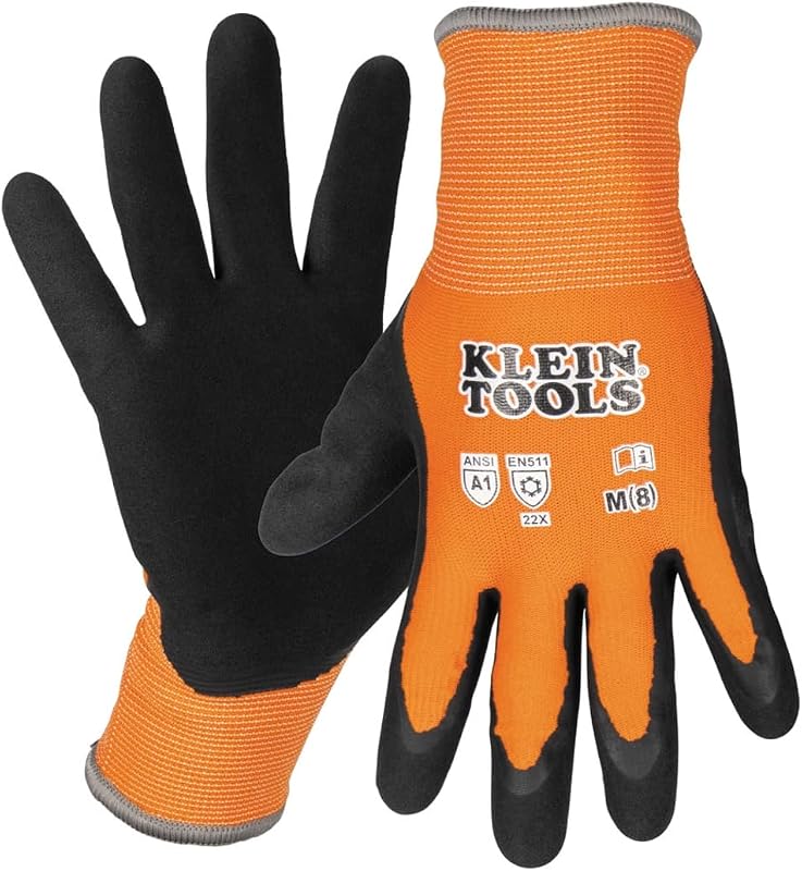 Guantes trabajo invierno Klein resist. corte tacto